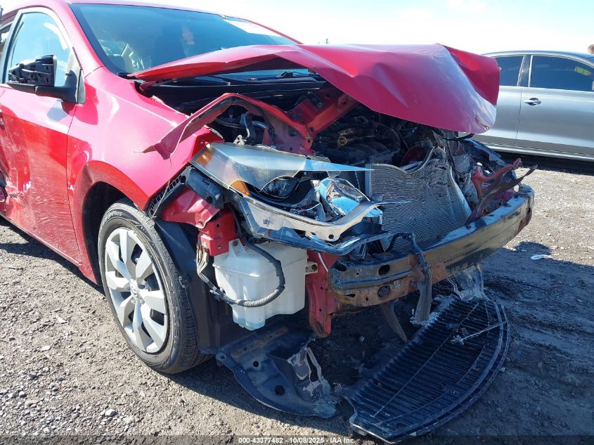 2015 Toyota Corolla Le VIN: 2T1BURHE1FC294797 Lot: 43377482