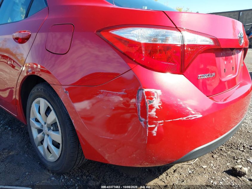 2015 Toyota Corolla Le VIN: 2T1BURHE1FC294797 Lot: 43377482