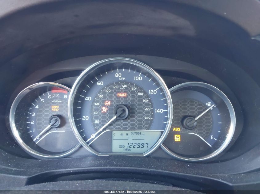 2015 Toyota Corolla Le VIN: 2T1BURHE1FC294797 Lot: 43377482