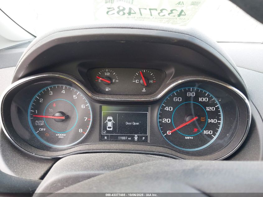 2017 Chevrolet Cruze Lt Auto VIN: 1G1BE5SM1H7210674 Lot: 43377485