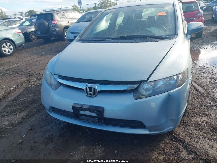 2006 Honda Civic Hybrid VIN: JHMFA36236S003763 Lot: 43377486