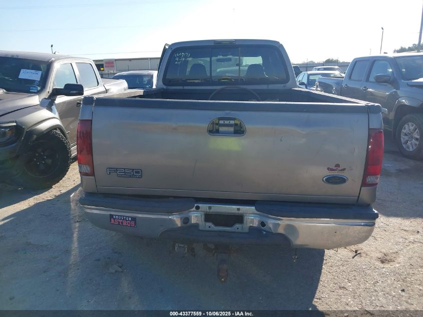 2002 Ford F-250 Lariat/Xl/Xlt VIN: 1FTNW20LX2EC88450 Lot: 43377559