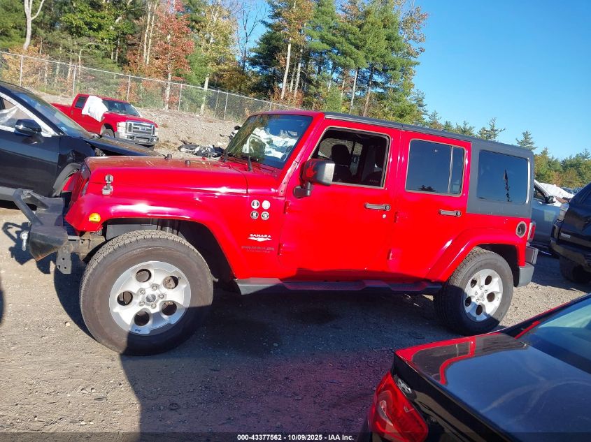 2015 Jeep Wrangler Unlimited Sahara VIN: 1C4BJWEG9FL594593 Lot: 43377562