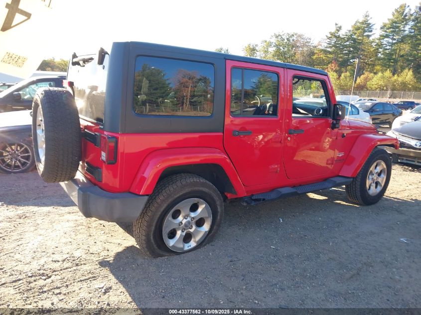 2015 Jeep Wrangler Unlimited Sahara VIN: 1C4BJWEG9FL594593 Lot: 43377562