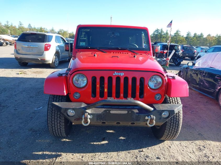 2015 Jeep Wrangler Unlimited Sahara VIN: 1C4BJWEG9FL594593 Lot: 43377562