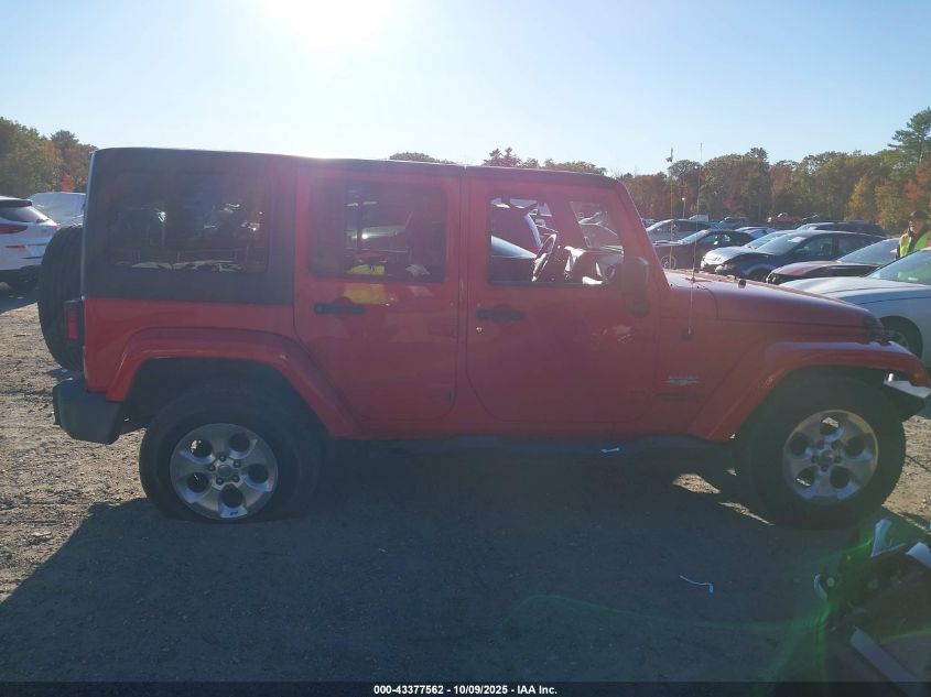 2015 Jeep Wrangler Unlimited Sahara VIN: 1C4BJWEG9FL594593 Lot: 43377562