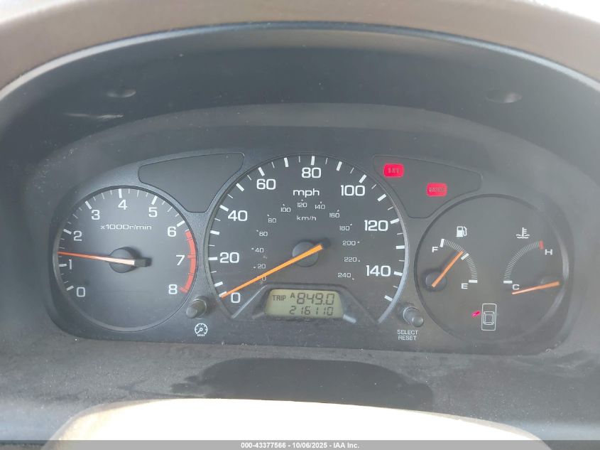 2001 Honda Accord 2.3 Lx VIN: 1HGCG65561A049927 Lot: 43377566