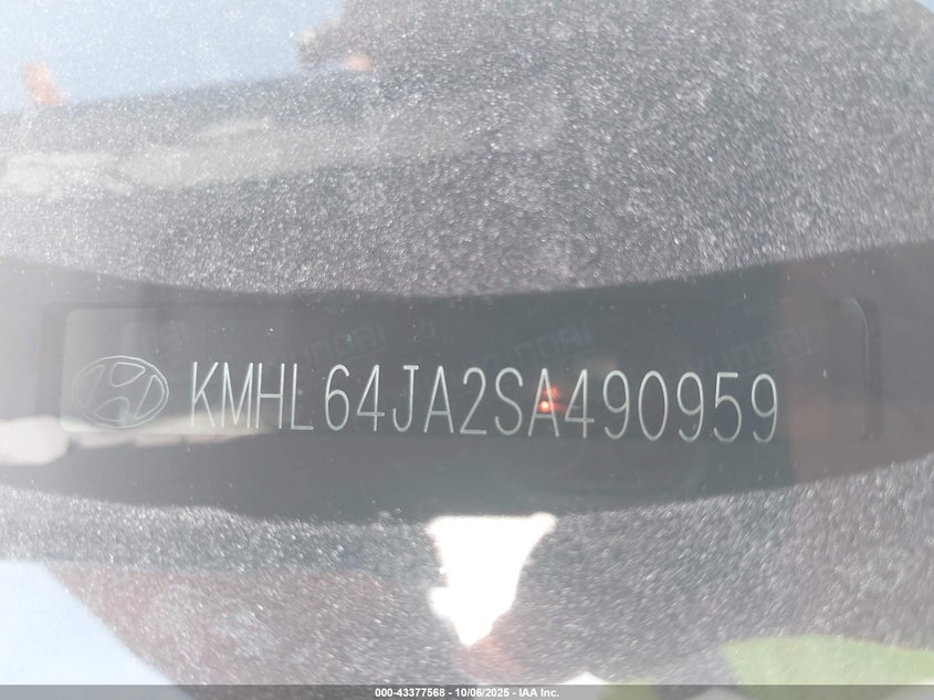 2025 Hyundai Sonata Sel VIN: KMHL64JA2SA490959 Lot: 43377568