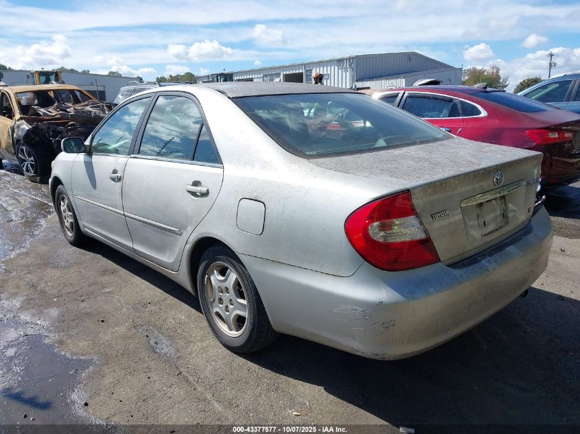 2002 Toyota Camry Le V6 VIN: 4T1BF32K12U020563 Lot: 43377577