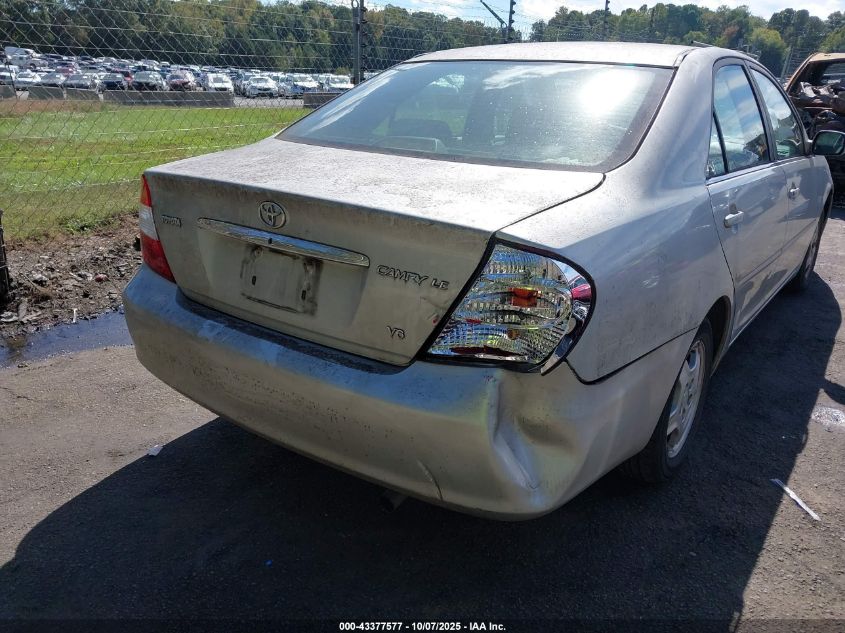 2002 Toyota Camry Le V6 VIN: 4T1BF32K12U020563 Lot: 43377577