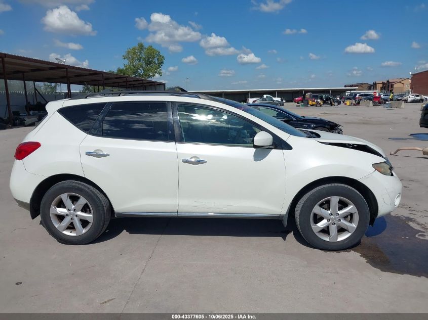 2009 Nissan Murano Sl VIN: JN8AZ18U39W017414 Lot: 43377605