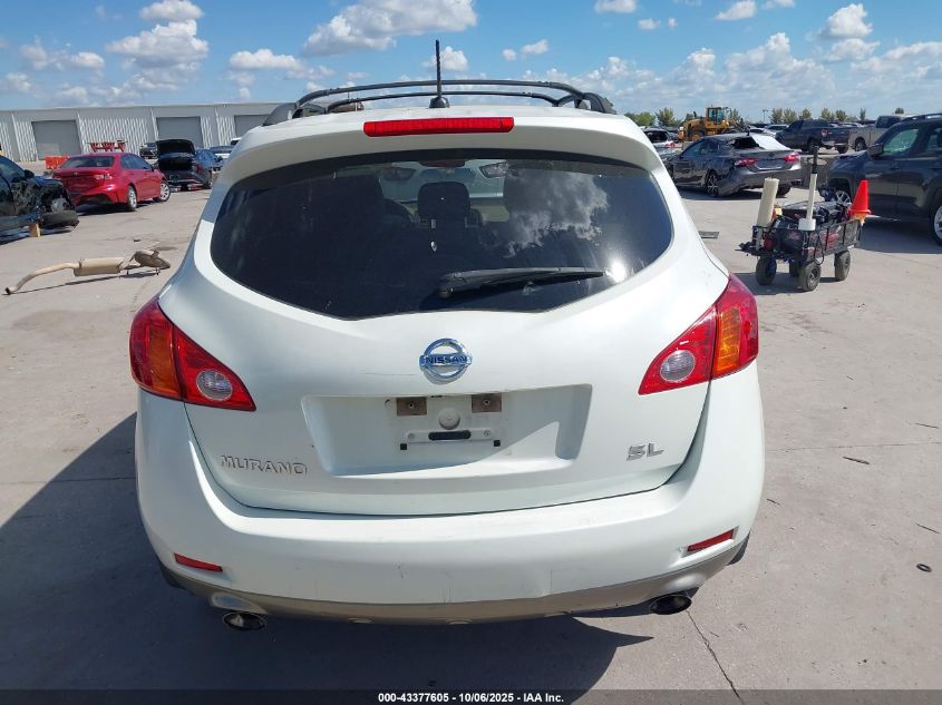 2009 Nissan Murano Sl VIN: JN8AZ18U39W017414 Lot: 43377605