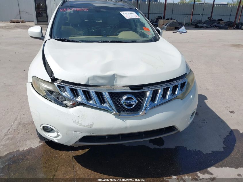 2009 Nissan Murano Sl VIN: JN8AZ18U39W017414 Lot: 43377605
