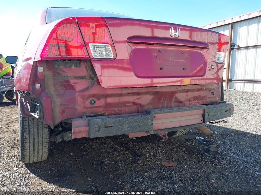 2005 Honda Civic Ex VIN: 2HGES26865H605279 Lot: 43377624