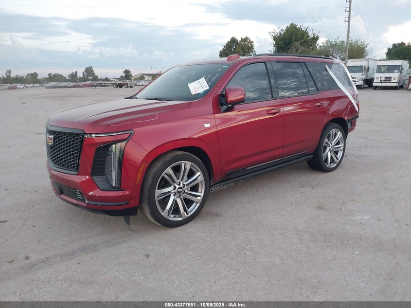 Vin: 1gys9frl9sr124016, lot: 43872394, cadillac escalade sport 20252