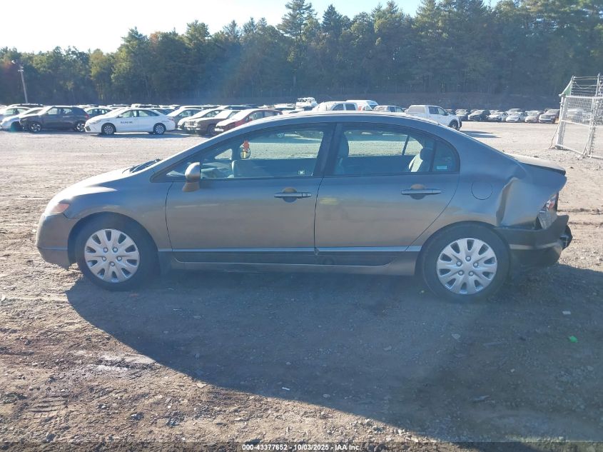 2008 Honda Civic Lx VIN: 2HGFA16548H304814 Lot: 43377652