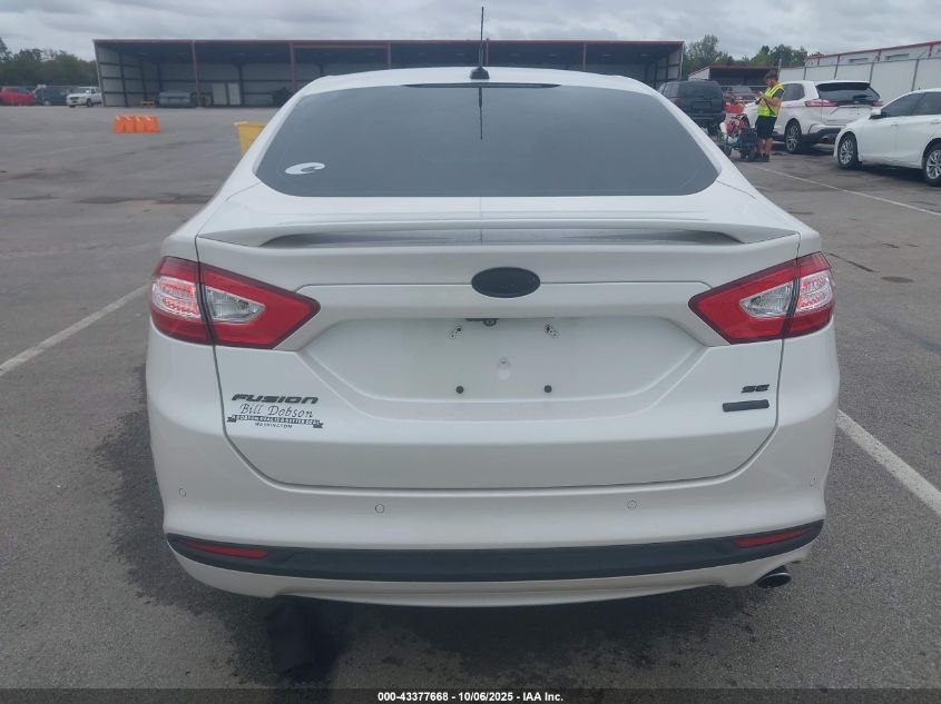 2016 Ford Fusion Se VIN: 3FA6P0HDXGR223255 Lot: 43377668