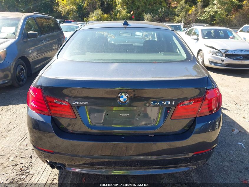 2013 BMW 528I xDrive VIN: WBAXH5C59DD106938 Lot: 43377681
