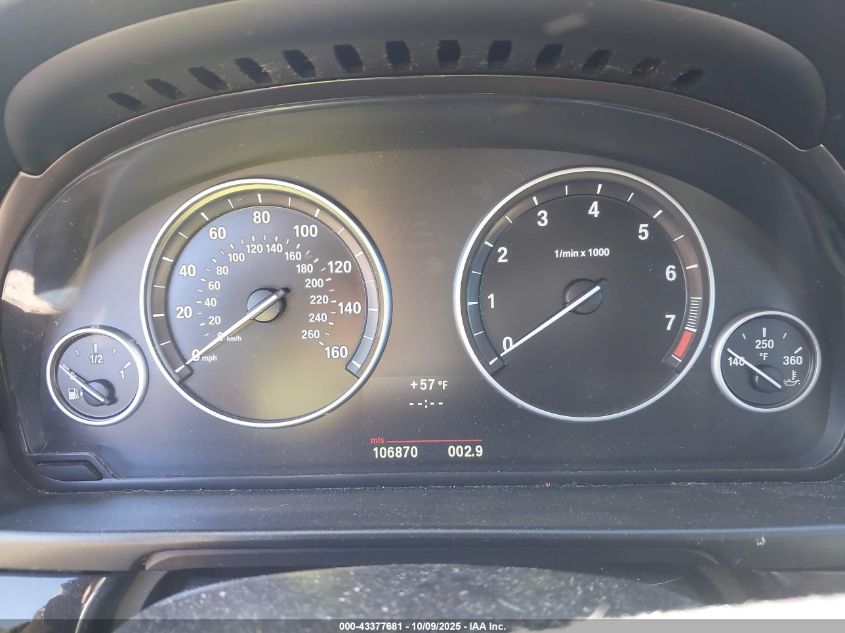 2013 BMW 528I xDrive VIN: WBAXH5C59DD106938 Lot: 43377681