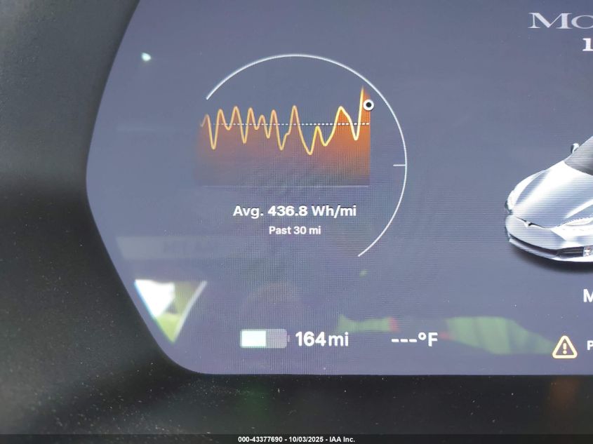 2017 Tesla Model S 100D/60D/75D/90D/P100D VIN: 5YJSA1E25HF191224 Lot: 43377690