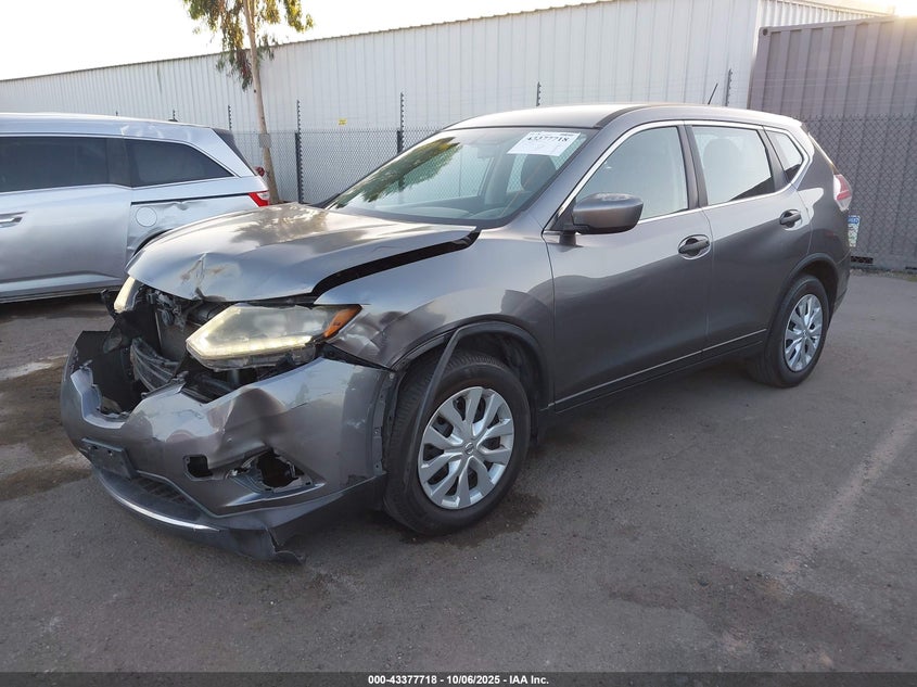 2016 NISSAN ROGUE S KNMAT2MT8GP608197
