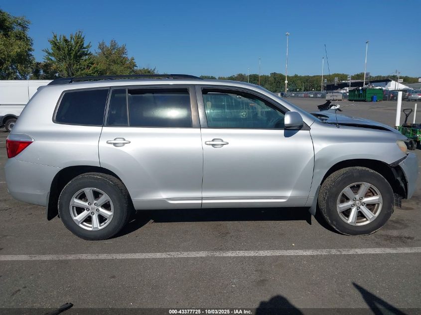 2009 Toyota Highlander VIN: JTEDS41A692081402 Lot: 43377725