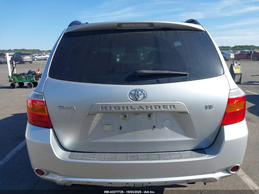 2009 Toyota Highlander VIN: JTEDS41A692081402 Lot: 43377725