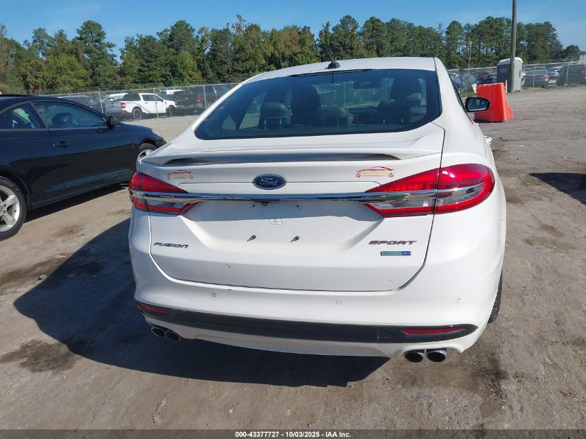 2017 Ford Fusion Sport VIN: 3FA6P0VP2HR153363 Lot: 43377727