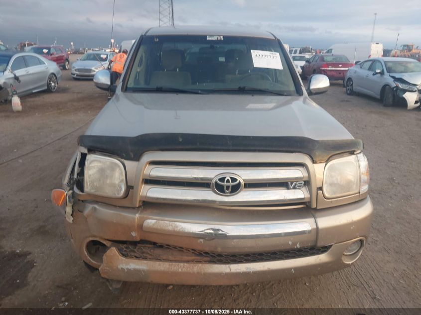 2006 Toyota Tundra Sr5 V8 VIN: 5TBET34136S553550 Lot: 43377737