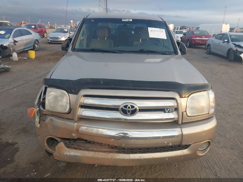 2006 Toyota Tundra Sr5 V8 VIN: 5TBET34136S553550 Lot: 43377737