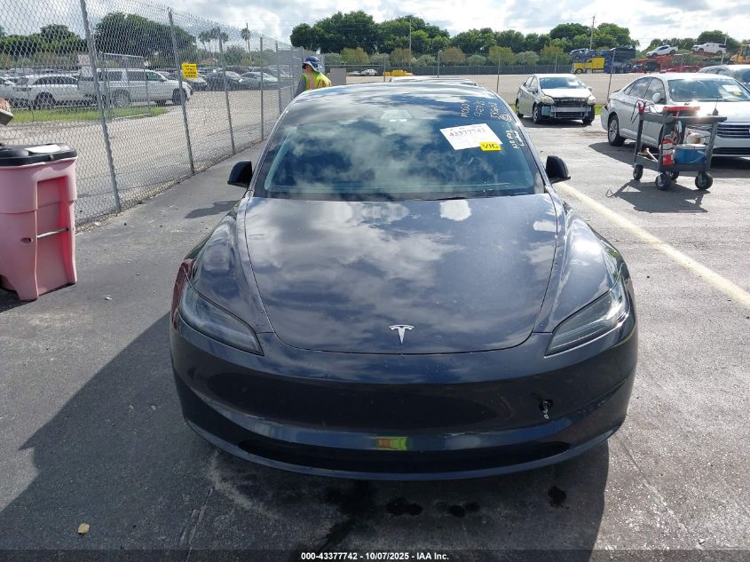 2024 Tesla Model 3 Long Range Dual Motor All-Wheel Drive/Rear-Wheel Drive VIN: 5YJ3E1EAXRF768900 Lot: 43377742