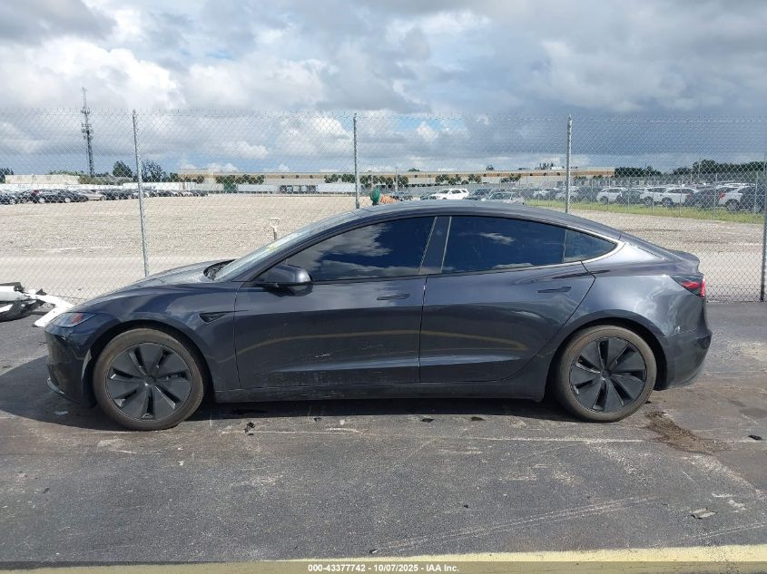 2024 Tesla Model 3 Long Range Dual Motor All-Wheel Drive/Rear-Wheel Drive VIN: 5YJ3E1EAXRF768900 Lot: 43377742