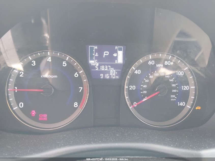 2017 Hyundai Accent Se VIN: KMHCT4AE1HU200911 Lot: 43377745