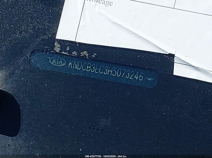 2017 Kia Niro Lx VIN: KNDCB3LC3H5073246 Lot: 43377750