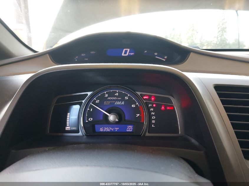 2009 Honda Civic Hybrid VIN: JHMFA36279S007190 Lot: 43377757