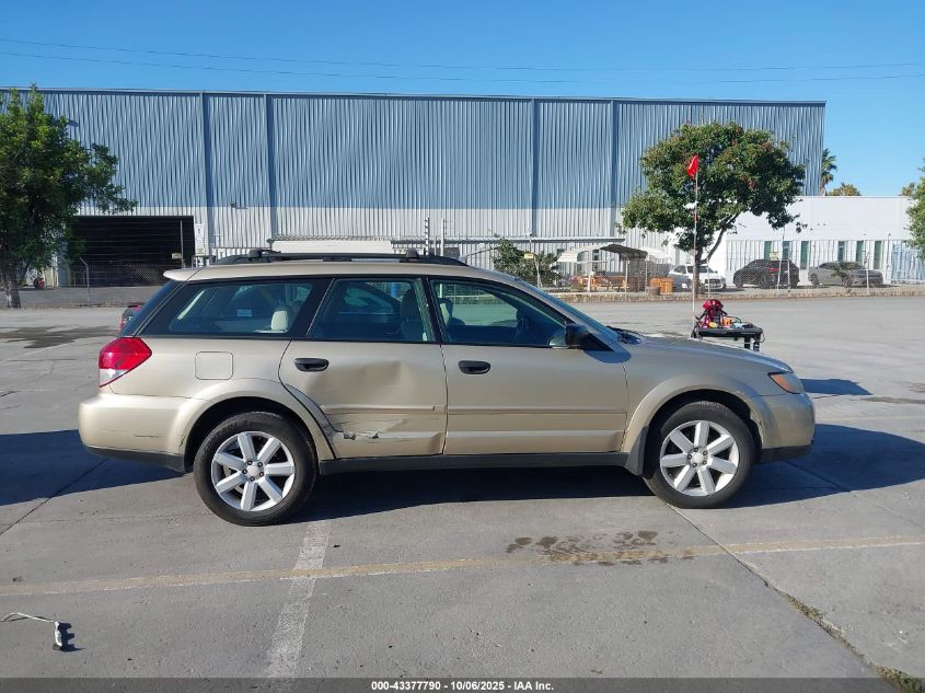 2009 Subaru Outback 2.5I VIN: 4S4BP61C397347967 Lot: 43377790
