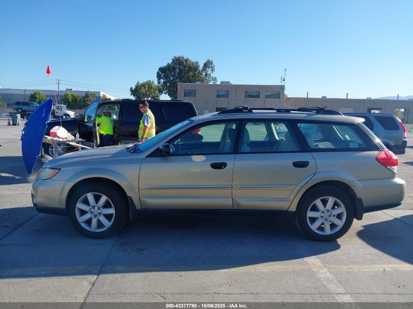 2009 Subaru Outback 2.5I VIN: 4S4BP61C397347967 Lot: 43377790