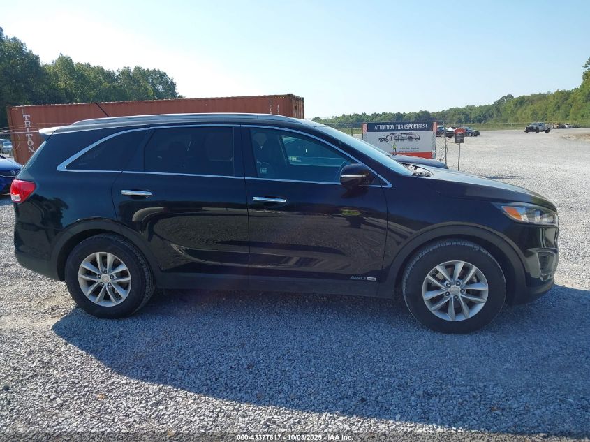 2017 Kia Sorento 3.3L Lx VIN: 5XYPGDA51HG196970 Lot: 43377817