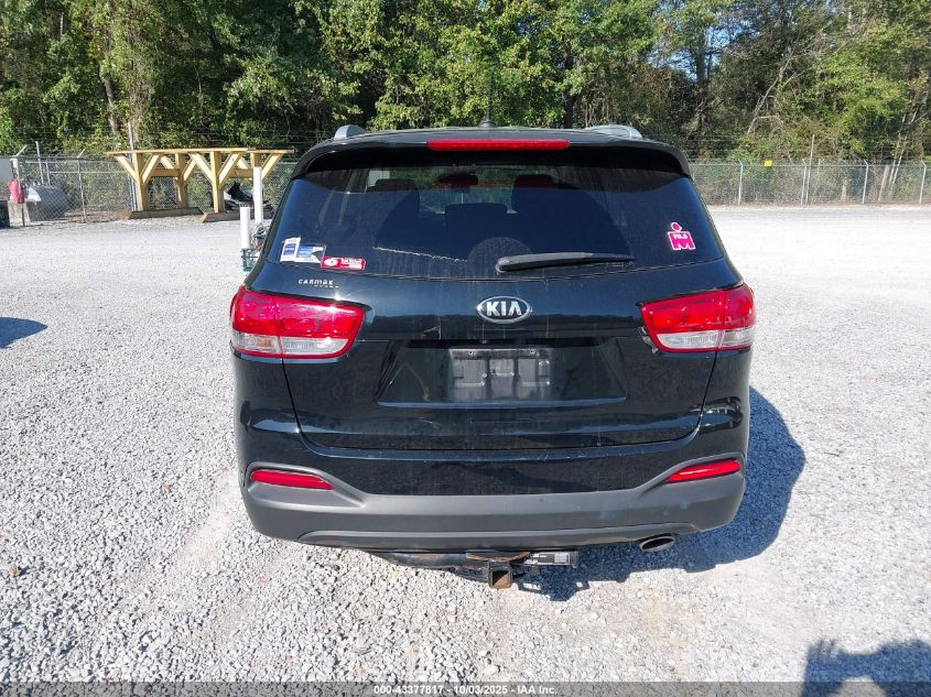 2017 Kia Sorento 3.3L Lx VIN: 5XYPGDA51HG196970 Lot: 43377817