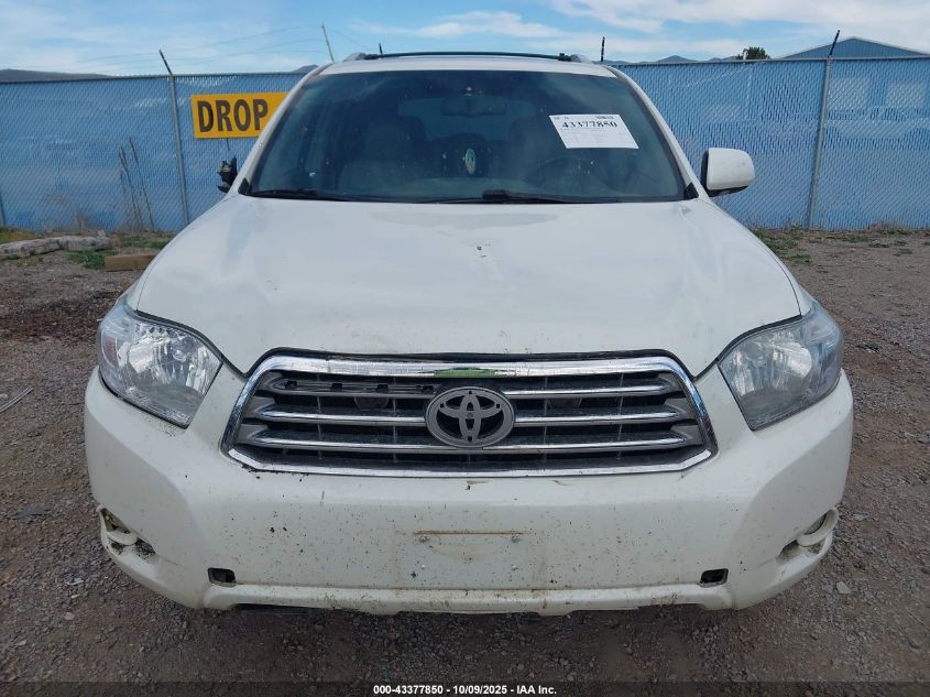 2008 Toyota Highlander Limited VIN: JTEES42A982072047 Lot: 43377850