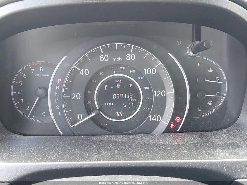 2013 Honda Cr-V Lx VIN: 3CZRM3H3XDG707386 Lot: 43377873