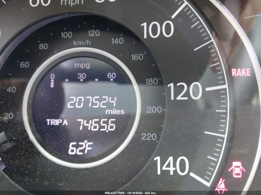 2012 Honda Cr-V Ex-L VIN: 5J6RM3H71CL029535 Lot: 43377885