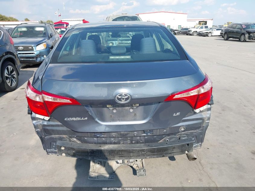 2018 Toyota Corolla Le VIN: 5YFBURHE3JP811669 Lot: 43377905