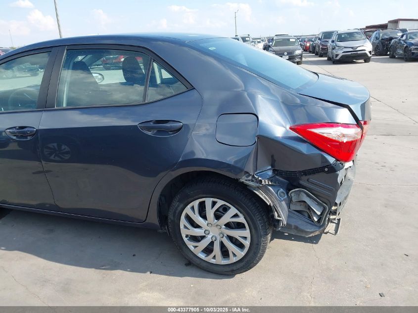 2018 Toyota Corolla Le VIN: 5YFBURHE3JP811669 Lot: 43377905