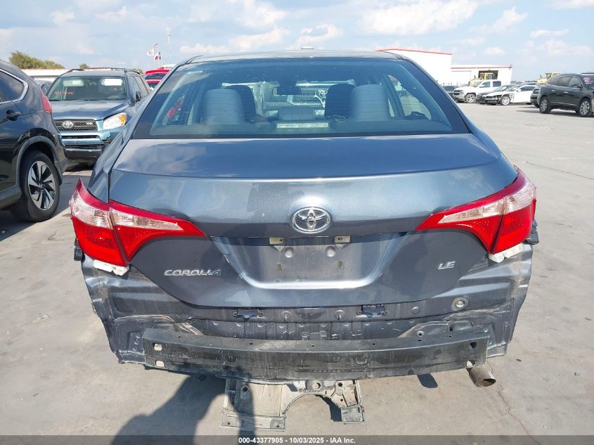 2018 Toyota Corolla Le VIN: 5YFBURHE3JP811669 Lot: 43377905