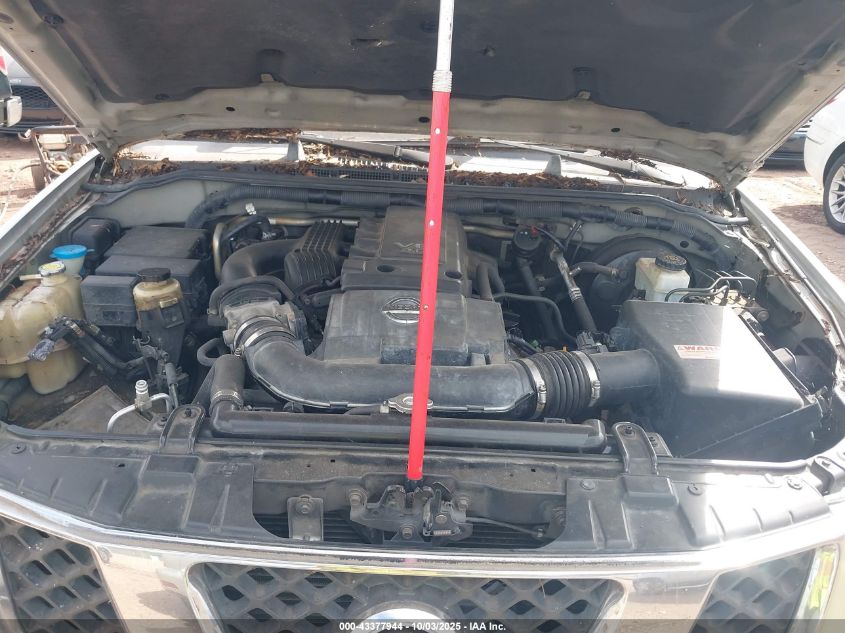 2005 Nissan Pathfinder Se VIN: 5N1AR18UX5C708314 Lot: 43377944