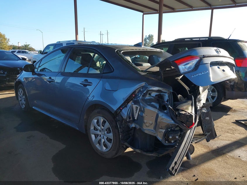 2022 TOYOTA COROLLA LE JTDEPMAE1N3030861