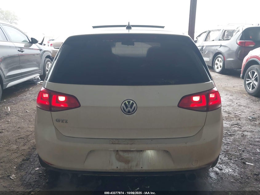 2015 VOLKSWAGEN GOLF GTI 2.0T AUTOBAHN 4-DOOR 3VW4T7AU2FM001995