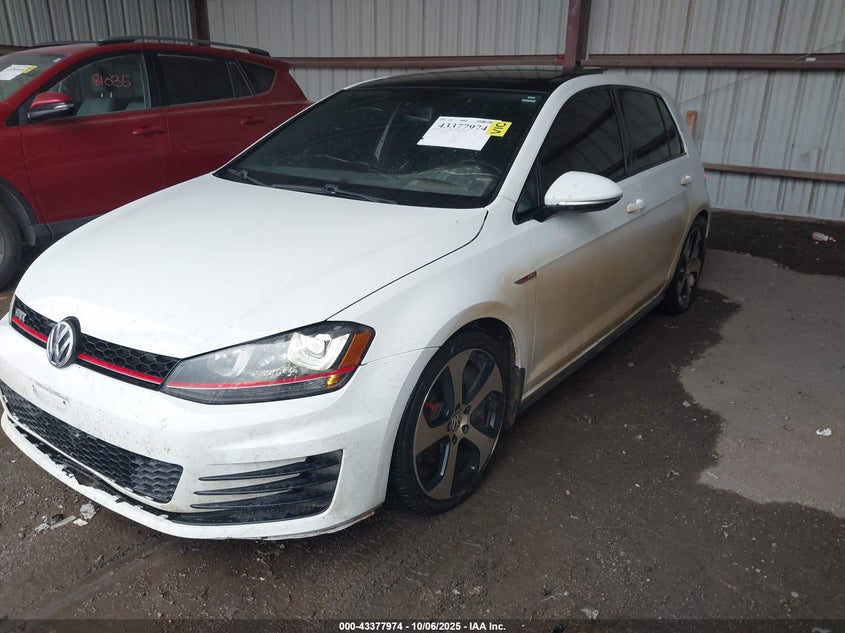 2015 VOLKSWAGEN GOLF GTI 2.0T AUTOBAHN 4-DOOR 3VW4T7AU2FM001995