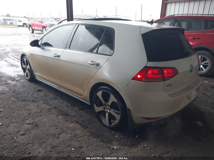 2015 VOLKSWAGEN GOLF GTI 2.0T AUTOBAHN 4-DOOR 3VW4T7AU2FM001995